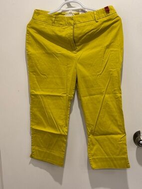 Bright Yellow Women’s Capri Pants